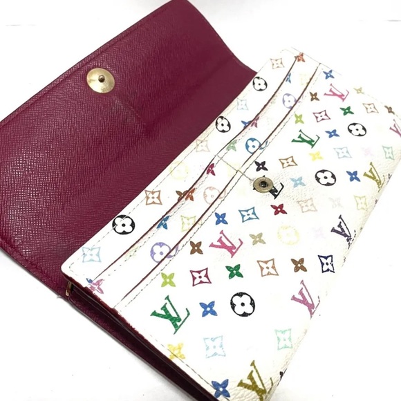 Louis Vuitton multi color Sarah wallet - Picture 3 of 9